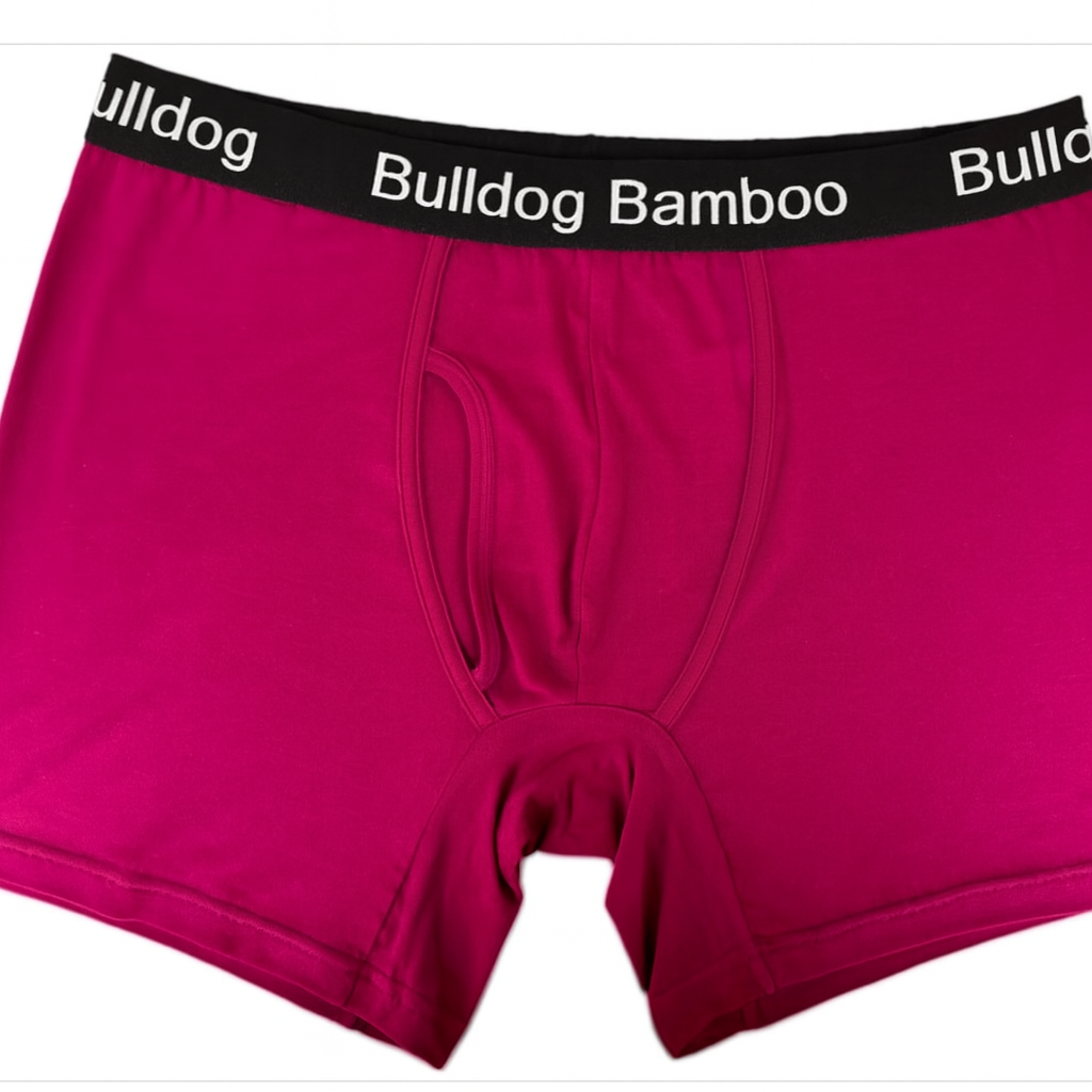 Bulldog Bamboo Boxer Shorts - Multi Pack (3 Plain + 2 Printed)